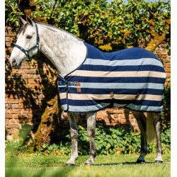 Manta polar Horseware Newmarket Poney Fleece Cooler Marine witney Azul marino