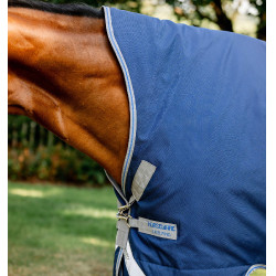 Cobertura Horseware Rhino Wug Turnout 0g Negro / gris titanio / azul clásico Cobertura Horseware Rhino Wug Turnout 0g Negro / gris titanio / azul clásico