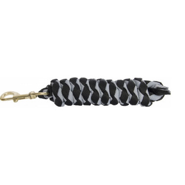 Ramal trenzado americano T de T Negro / Gris