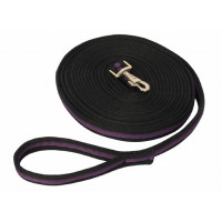 Ramal de trabajo alcochonado T de T Negro / ciruela Ramal de trabajo alcochonado T de T Negro / ciruela