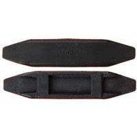 Protector cadenilla de goma T de T Negro