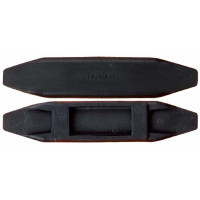 Protector cadenilla de goma T de T Negro