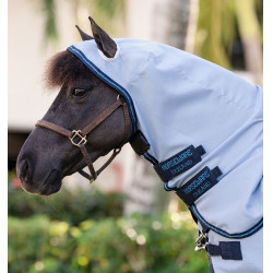 Cobertura Horseware con cuello irrompible Amigo para mini Azul azur / marino / azul eléctrico Cobertura Horseware con cuello irrompible Amigo para mini Azul azur / marino / azul eléctrico