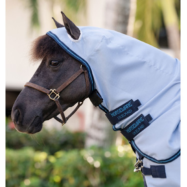 Cobertura Horseware con cuello irrompible Amigo para mini Azul azur / marino / azul eléctrico Cobertura Horseware con cuello irrompible Amigo para mini Azul azur / marino / azul eléctrico