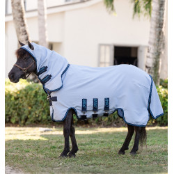 Cobertura Horseware con cuello irrompible Amigo para mini Azul azur / marino / azul eléctrico Cobertura Horseware con cuello irrompible Amigo para mini Azul azur / marino / azul eléctrico