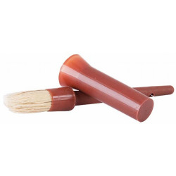 Brocha para cascos + tapa en T T de T Marrón oscuro Marr&amp;amp;amp;amp;amp;oacute;n