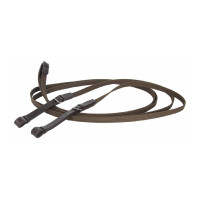 Riendas alemanas tejidas T de T Negro