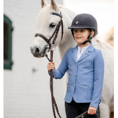 Chaqueta de concurso Horseware infantil Motion Lite Azul siciliano Chaqueta de concurso Horseware infantil Motion Lite Azul siciliano