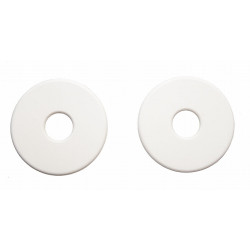 Arandelas para filete / bocado T de T Blanco