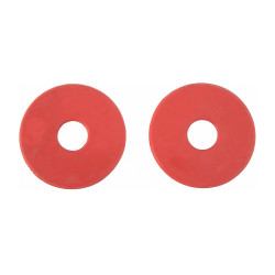 Arandelas para filete / bocado T de T Roja Rojo