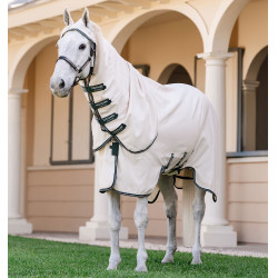 Cobertura integral Horseware Rambo Hoody XL 0g Tiza / verde cazador / plata Blanco Cobertura integral Horseware Rambo Hoody XL 0g Tiza / verde cazador / plata Blanco