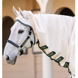 Cobertura integral Horseware Rambo Hoody XL 0g Tiza / verde cazador / plata Blanco Cobertura integral Horseware Rambo Hoody XL 0g Tiza / verde cazador / plata Blanco