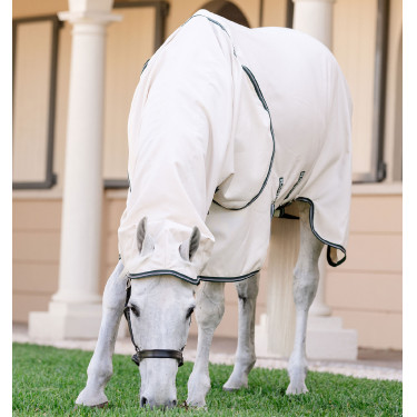 Cobertura integral Horseware Rambo Hoody XL 0g Tiza / verde cazador / plata Blanco Cobertura integral Horseware Rambo Hoody XL 0g Tiza / verde cazador / plata Blanco