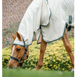 Cobertura integral Horseware Rambo Hoody 0g Tiza / verde cazador / plata Blanco Cobertura integral Horseware Rambo Hoody 0g Tiza / verde cazador / plata Blanco