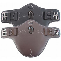 Cincha faldón corta T de T Marrón oscuro