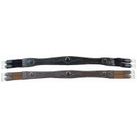 Cincha anatomica cuero T de T Havana oscuro