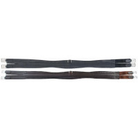 Cincha cuero clasico T de T Havana oscuro