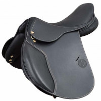 Silla uso general cuero Quercy T de T Negro