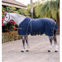 Manta de box Horseware Rambo Optimo 0g Marino / tormenta / gris plateado