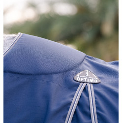 Manta de box Horseware Rambo Optimo 0g Marino / tormenta / gris plateado Azul marino