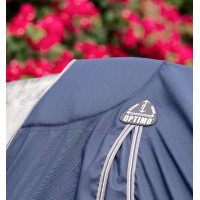 Manta de box Horseware Rambo Optimo 0g Marino / tormenta / gris plateado Azul marino