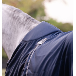 Manta de box Horseware Rambo Optimo 0g Marino / tormenta / gris plateado Azul marino
