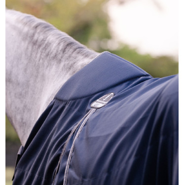 Manta de box Horseware Rambo Optimo 0g Marino / tormenta / gris plateado Manta de box Horseware Rambo Optimo 0g Marino / tormenta / gris plateado