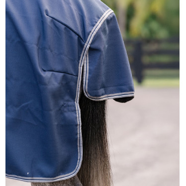 Manta de box Horseware Rambo Optimo 0g Marino / tormenta / gris plateado Manta de box Horseware Rambo Optimo 0g Marino / tormenta / gris plateado