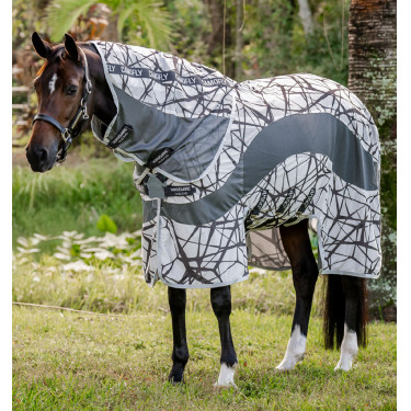 Cubre-moscas Horseware Amigo CamoFly 0g Estampado camuflaje / gris