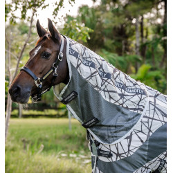 Cubre-moscas Horseware Amigo CamoFly 0g Estampado camuflaje / gris Motifs