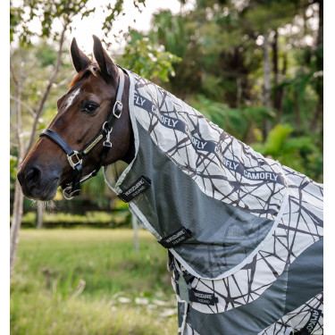 Cubre-moscas Horseware Amigo CamoFly 0g Estampado camuflaje / gris Cubre-moscas Horseware Amigo CamoFly 0g Estampado camuflaje / gris