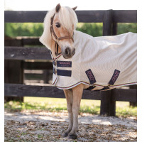 Cubre-moscas Horseware Amigo Bug Rug Petite 0g Plata / limón / marino / rosa / azul