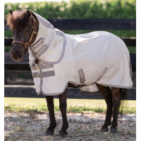Cubre-moscas Horseware Amigo Bug Rug Petite 0g Azul celeste / negro Cubre-moscas Horseware Amigo Bug Rug Petite 0g Azul celeste / negro