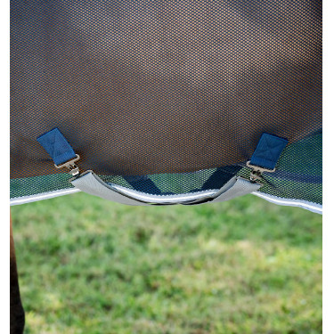 Camisa secante de malla Horseware Amigo 0g Marino / gris titanio / plata Camisa secante de malla Horseware Amigo 0g Marino / gris titanio / plata
