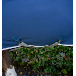 Camiseta secante Horseware Amigo Jersey 0g Marino / gris titanio / plata Azul marino