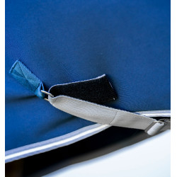 Camiseta secante Horseware Amigo Jersey 0g Marino / gris titanio / plata Azul marino