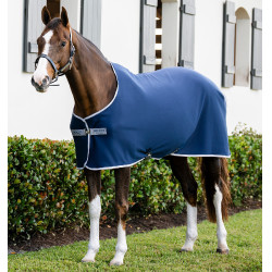 Camiseta secante Horseware Amigo Jersey 0g Marino / gris titanio / plata Azul marino