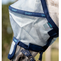 Máscara anti-moscas Horseware Rambo Plus Azul azur / marino / azul eléctrico