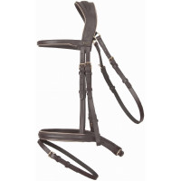 Cabezada testera anatomica Velzaquez T de T Marrón / beige