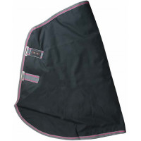 Cubrecuello impermeable poly-algodón T de T Negro / Gris