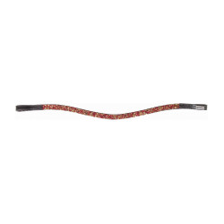 Frontaal Mozaïek T van T Habano oscuro / rojo / plata Marr&amp;amp;amp;oacute;n