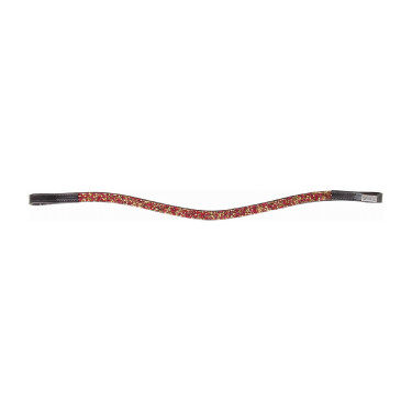 Frontaal Mozaïek T van T Habano oscuro / rojo / plata Marr&amp;amp;amp;oacute;n