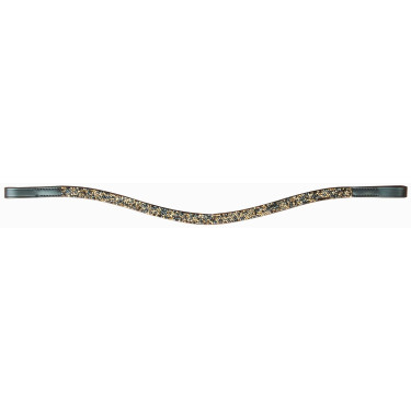 Frontalera Mosaik T de T Negro / negro / oro