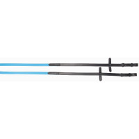 Riendas Biotack® cuero T de T Cielo azul
