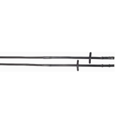 Riendas Biotack® cuero T de T Negro