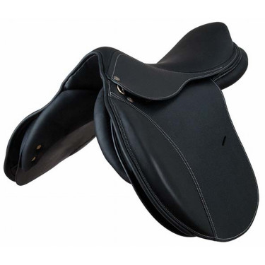 Silla obstaculo cuero Caylus T de T Negro