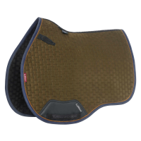 Mantilla LeMieux ProSport Suede GP Square Arándano Gris