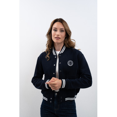 Bomber Suéter Harcour Agathe Marino Azul marino