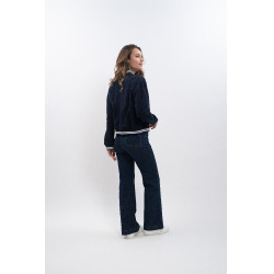 Bomber Suéter Harcour Agathe Marino Azul marino