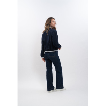 Bomber Suéter Harcour Agathe Marino Azul marino